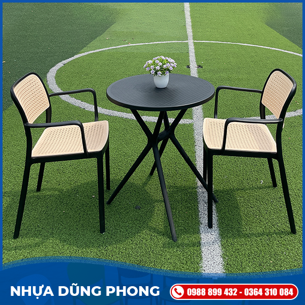 Ghế giả mây có tay	